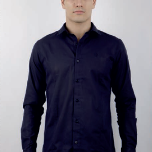 CAMISA MANGA LARGA ENTALLADA MERCEDARIO LISO | MOHA [130137]