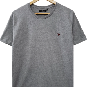 27401 REMERA MANGA CORTA BASICA LISA CUELLO RED BORDADA | BRAVO JEANS