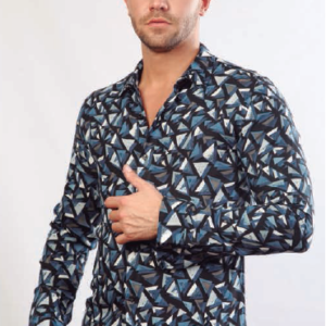 130354 CAMISA MANGA LARGA ENTALLADA TRIAN HOMBRE | MOHA