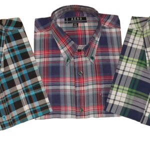 040 CAMISA MANGA LARGA ESCOCESA ALGODON | AERO