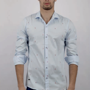 130274 CAMISA MANGA LARGA ENTALLADA MINGO | MOHA