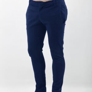 56366 PANTALON GABARDINA CHINO SLIM FIT | AM BLUE