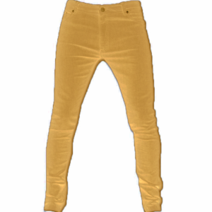 PANTALON JEAN SPANDEX COLOR HOMBRE ECO MOSTAZA [3600]