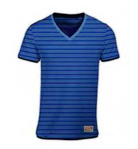 I14325 REMERA MANGA CORTA JERSEY RAYADO ESC V | PANTHER