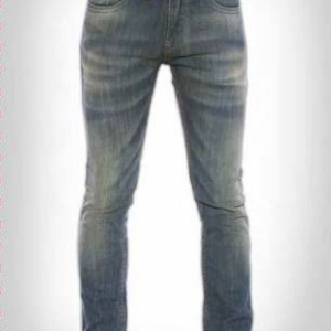 I15149 JEAN SLIM FIT AZUL EFECTO GASTADO TALLE 28 | PANTHER
