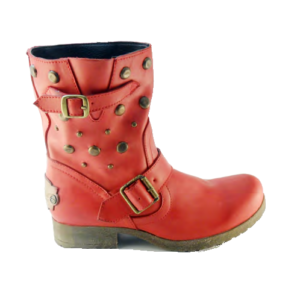 P13523 BOTA CUERO LISO CON TACHAS | PANTHER