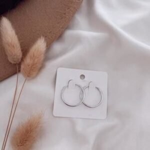 61722 AROS AROGOLLA MINIMAL 2,2CM ACERO BLANCO | PAW