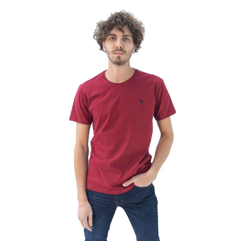 27401 REMERA MANGA CORTA BASICA LISA CUELLO RED BORDADA | BRAVO JEANS - Imagen 4