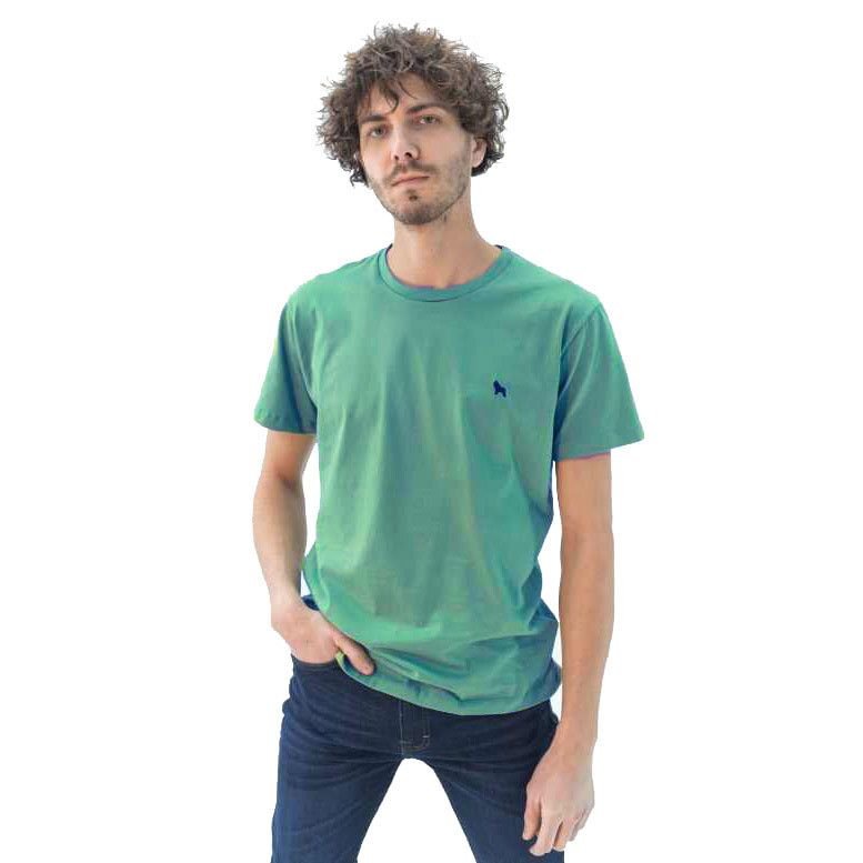 27401 REMERA MANGA CORTA BASICA LISA CUELLO RED BORDADA | BRAVO JEANS - Imagen 6