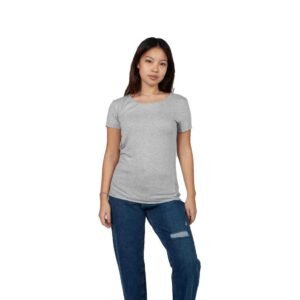 9101 REMERA MANGA CORTA BASICA CREPE | VOV JEANS
