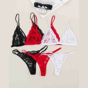 23 CONJUNTO ROPA INTERIOR ENCAJE | NINA