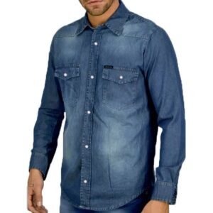 CAMISA MANGA LARGA JEAN DENIM NAVAL | MOHA [130362]
