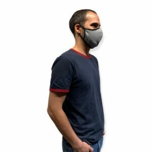 BAR3 BARBIJO TAPABOCAS ALGODON BICAPA LISO | VOV JEANS