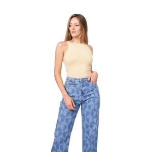 12554 TOP ALGODON CON LYCRA SANTINO LISO | VOV JEANS