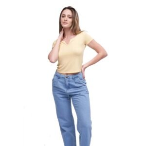12524 REMERA MORLEY CUELLO ABIERTO SOFI 4X2 | VOV JEANS
