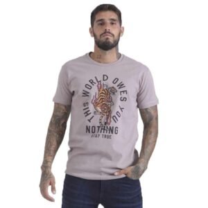 28796 REMERA MANGA CORTA ESTAMPADA TIGER | BRAVO JEANS