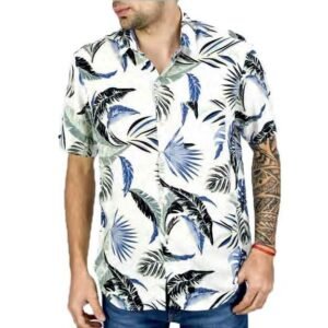 131237 CAMISA MANGA CORTA FLOREADA BOSCAJE | MOHA