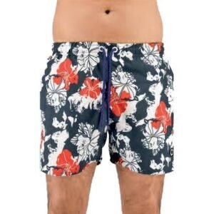 170300 SHORT BAÑO MALLA BOARDSHORTS ESTAMPADO FLORA | MOHA