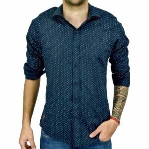 CAMISA MANGA LARGA ENTALLADA NOIR BLANCHE | MOHA [130387]