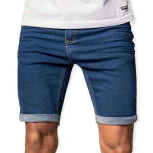 BERMUDA JEAN DENIM KOROR SPANDEX PREMIUM | BANDO [603]