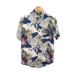 CAMISA MANGA CORTA FLOREADA ARCE | MOHA [131244]