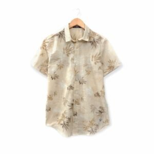 CAMISA MANGA CORTA LINO ESTAMPADA | BRAVO JEANS [28768]