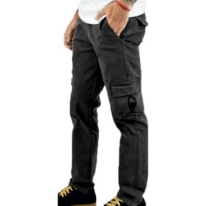 PANTALON GABARDINA CARGO RECTO | MOHA [140843]