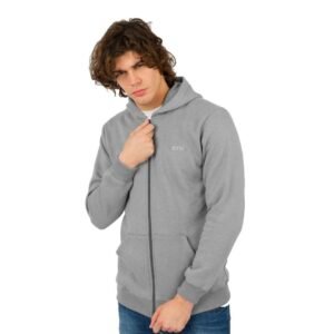 CAMPERA CANGURO CAPUCHA BASIC LOGO | STONE [609221]