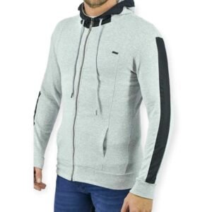 16356 CAMPERA ALGODON GAMUZADO CON CAPUCHA GAMUZ | MOHA