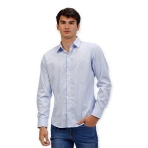 CAMISA MANGA LARGA OUSSAMA SPANDEX | BANDO [2090]