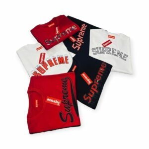 REMERA MANGA CORTA LOGOS SUP OVERSIZE | SUPREME [SUP0087]