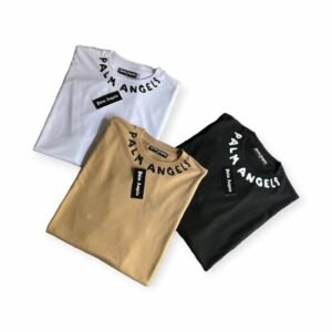 REMERA MANGA CORTA LETTER OVERSIZE | PALM ANGELS [PALM0065]