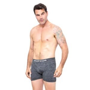 BOXER SIN COSTURAS ALGODON JASPEADO | DUFOUR [11788]