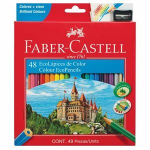 LAPICES DE COLORES FABER CASTELL X 48 TRAZO COLOR
