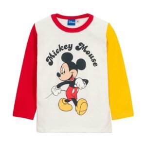 REMERA JERSEY ESTAMPADA MICKEY MANGAS COMBINADAS | DISNEY [307477]