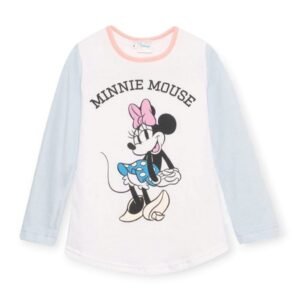 REMERA ESTAMPADA MINNIE MOUSE MANGAS CELESTES | DISNEY [408003]