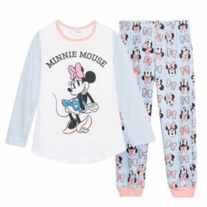 PIJAMA ESTAMPADO MINNIE MOUSE MANGAS CELESTE | DISNEY [409495C]