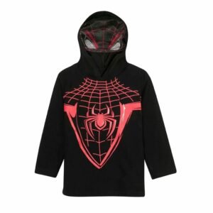 REMERA SPIDERMAN NEGRO DISFRAZ MASCARA | MARVEL [900209]