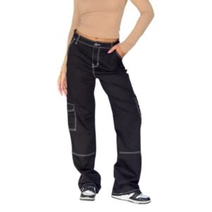 PANTALON JEAN CARGO RIGIDO EDEL | VOV JEANS [4109]