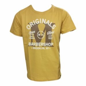 REMERA MANGA CORTA U ESTAMPADA BARBERSHOP | MOHA [1122506]
