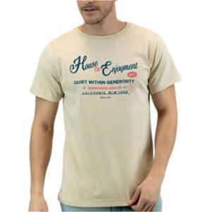 REMERA MANGA CORTA U ESTAMPADA PLEASURE | MOHA [1122534]