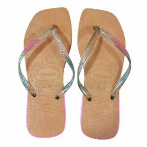OJOTAS HAVAIANAS SQUARE PUNTA CUADRADA GLITTER | HAVAIANAS