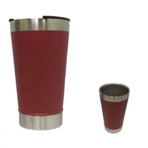 VASO TERMICO ACERO INOXIDABLE ABRIDOR CERVEZA CHOPERA 502ML