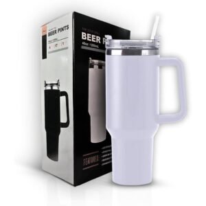 VASO TERMICO ACERO INOXIDABLE QUENCHER MANIJA TAPA SORBETE 1.2LTS