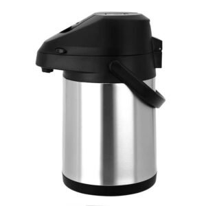 TERMO BOMBA PRESION 2.5 LITROS ACERO INOX TERERE MATE CAFE