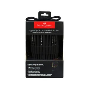 ESTUCHE CON LAPICES FABER CASTELL SUPERSOFT COLOR X72