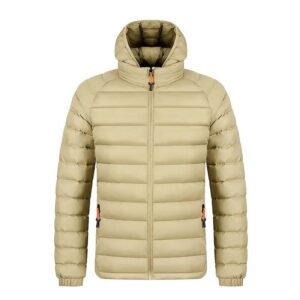 CAMPERA INFLABLE TERMICA SUPER ABRIGADA CON CAPUCHA