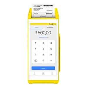 POS POINT SMART MERCADOPAGO CHIP TARJETA CREDITO DEBITO QR AMARILLO