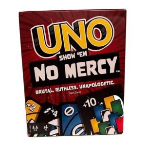 JUEGO CARTAS UNO NO MERCY - BRUTAL. RUTHLESS. UNAPOLOGETIC