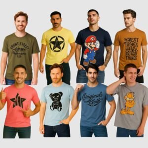 REMERA MANGA CORTA U ESTAMPADA VARIAS | BATTAGLIA [4000]
